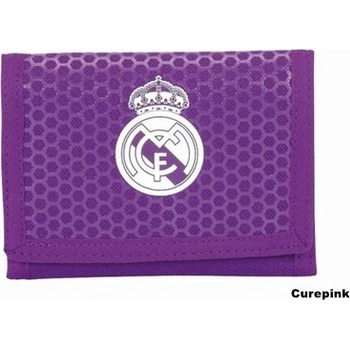 CurePink peněženka rozkládací Real Madrid CF fialová