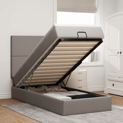 vidaXL 11461.3313896 Osmanská postel s matrací & LED taupe látka