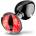 Creature Cocks Sinister Eye Red Eye Metal Butt Plug Small