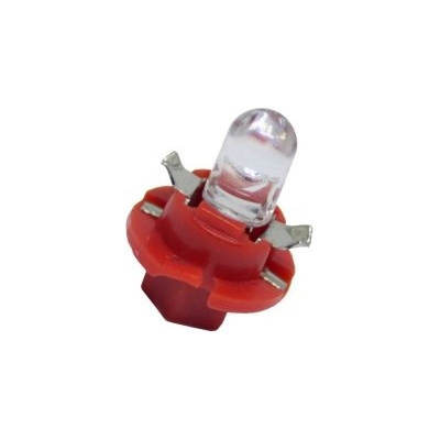 Лед крушки тип b8.4d 12v / 2w червен