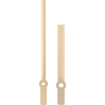 Kovové hodinové ručičky B21 (100 mm, 72 mm) - zlaté