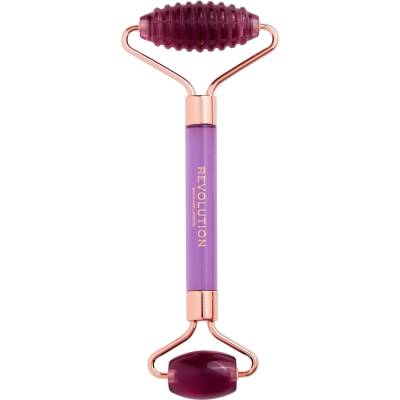 Revolution Beauty Двоен релефен ролер за лице, аметист