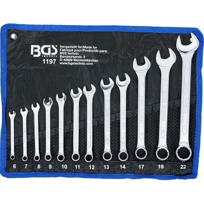 BGS technic Sada očkoplochých klíčů 6 - 22 mm 12dílná BGS 1197