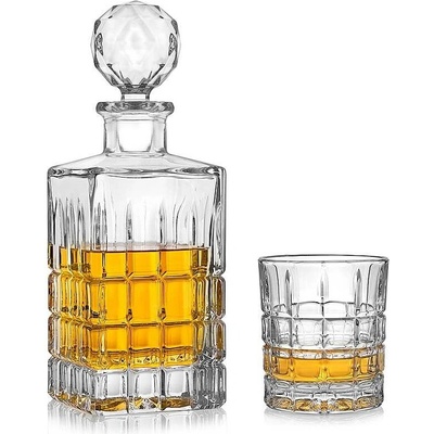 Aurum Crystal Diplomatic whisky set 1 + 6