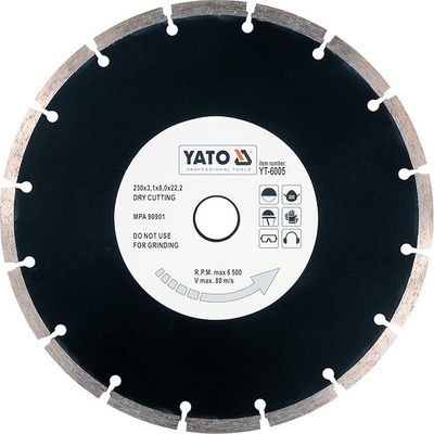 Yato Kotúč diamantový 230 × 22,2 × 2,7 mm 5906083960055