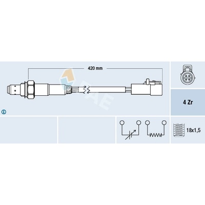 Lambda sonda FAE 77305