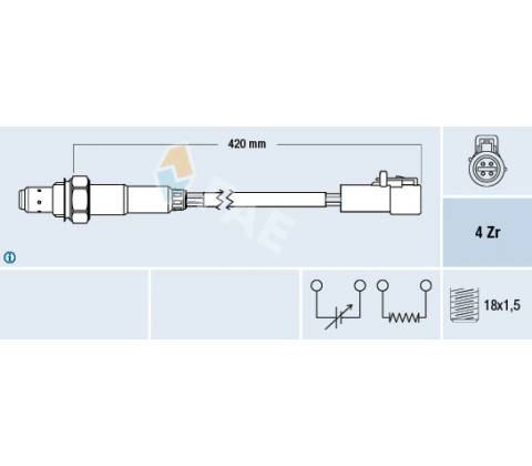 Lambda sonda FAE 77305