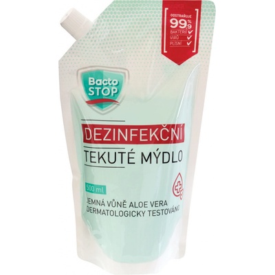 Bactostop dezinfekčné tekuté mydlo náhradná náplň 500 ml