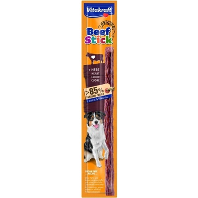 Vitakraft Hovädzí kabanos pre psa srdiečka 12g