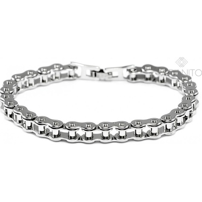 Adanito pánsky moto náramok z chirurgickej ocele BK42028A