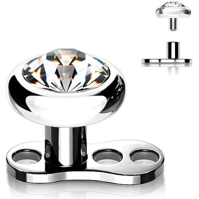 Šperky4U Kompletní microdermal piercing MD036C-03 – Zboží Dáma