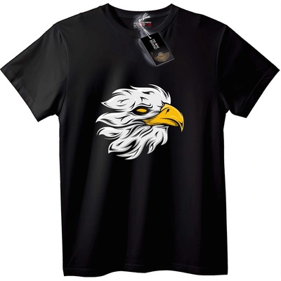 NOONEBRAND Тениска Орлова глава - 2XL, White