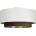 BELIS Плафон NATIA 1xE27/60W/230V, Ø 45 см, бял/кафяв (BE1010)