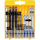 DeWALT DT2294 10-dílná sada MIX pro přímočaré pily