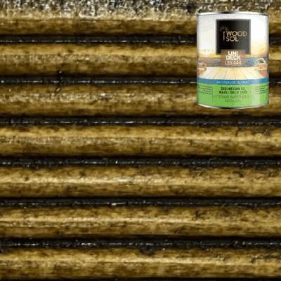 Wood Sol Unideck UB-444 Златен дъб - Цветно масло за декинг на водна основа 0.75л (6709)