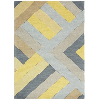 Asiatic London Reef RF02 Big Zig Ochre Grey