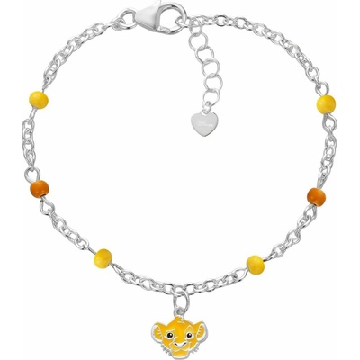 Disney Dětský náramek Mini Lion king stříbrný BS00105SL-47.CS