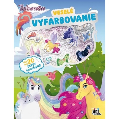 Jiri Models Veselé vyfarbovanie so super samolepkami Jednorožce