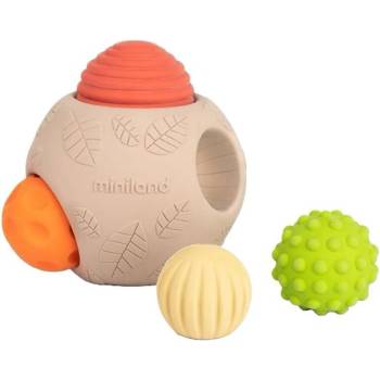 Miniland Сензорни топки Miniland - Eco Big Sensory Balls, 5 броя (97315)