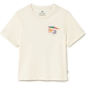 TWOTHIRDS Дамска тениска TWOTHIRDS Women's Alcudia T-shirt - Off White - размер XS (916-5821-0111)
