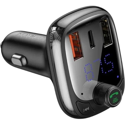 Baseus Зарядно за кола 12v BASEUS FM MP3-2xUSB+USB TYPE C 4.0 charger (CCTM-B01) (385)