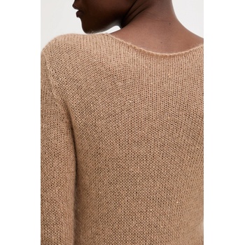 Liviana Conti Рокля с вълна Liviana Conti в кафяво дълга със стандартна кройка L5WG63 (L5WG63)