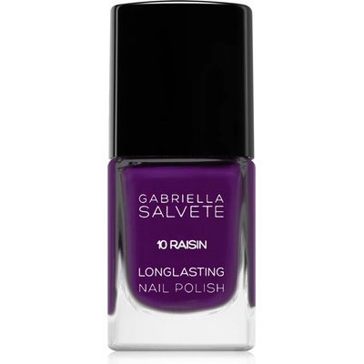 Gabriella Salvete Longlasting Enamel дълготраен лак за нокти със силен гланц цвят 10 Raisin 11ml