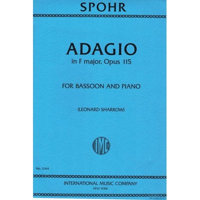 Adagio Fa Op.115 (Sharrow) pre fagot a klavír