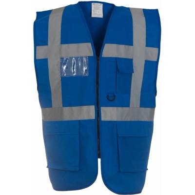 Yoko HI-VIS HVW801 Multifunkční vesta royal blue