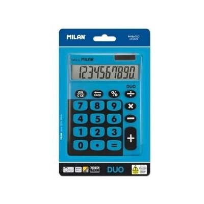 MILAN Calculator Milan DUO 14, 5 x 10, 6 x 2, 1 cm Blue