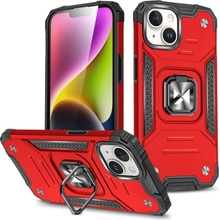 Pouzdro MG Ring Armor iPhone 15, červené