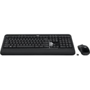 Sety klávesnic a myší Logitech Advanced Wireless Combo Keyboard and Mouse 920-009086