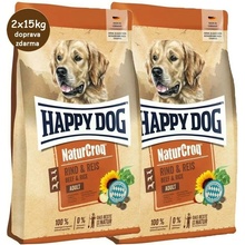 Happy Dog NaturCroq Adult Rind & Reis 2 x 15 kg