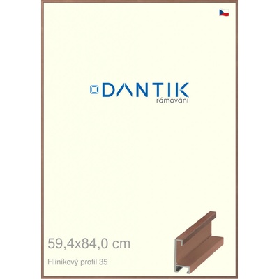 DANTIK rám na obraz 59,4x84 Dýha ořech