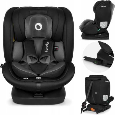 Lionelo Bastiaan I-Size 2024 Black Grey