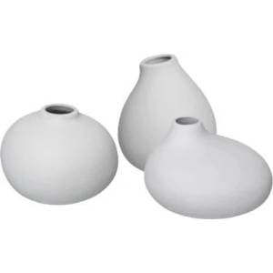 Blomus Светлосиви порцеланови вази в комплект 3 бр. (височина 9 cm) Nona - Blomus (66224)