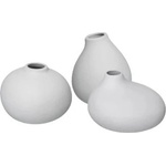 Blomus Светлосиви порцеланови вази в комплект 3 бр. (височина 9 cm) Nona - Blomus (66224)