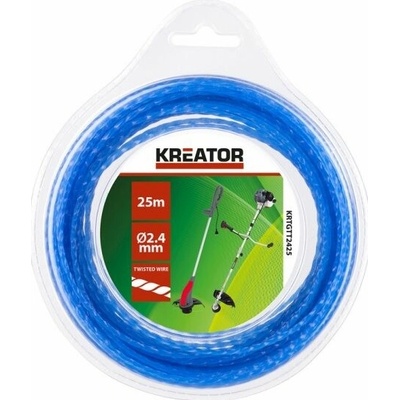 KREATOR KRTGTT2425 - Struna krútená 2,4 mm x 25 m