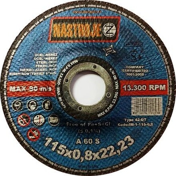 Nástroje cz Kotouč řezný 115 x 0,8 mm IM-1-115-0,8