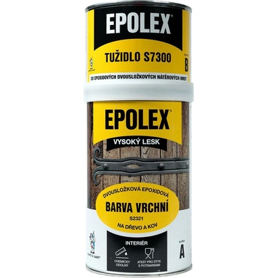 Barvy a laky Teluria s.r.o. S-2321/1000 0,94kg (Epolex) sada