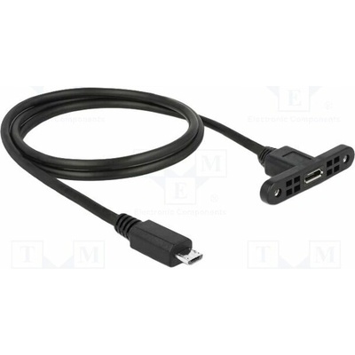 Delock 85246 USB 2.0 USB B micro zásuvka USB B micro vidlice 1m