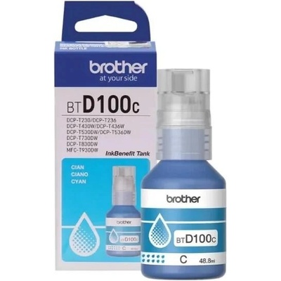Brother BT-D100 BTD100C циан (cyan) оригинална касета с мастило (BTD100C)