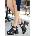 Erbil Shoes Дамски сандали на платформа - Черни #382218 (382218_Черно)