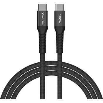Verbatim Кабел Verbatim Sync & Charge Magnetic, от USB-C(м) към USB-C(м), 1.2m, 100W, черен (VERBATIM-31863)