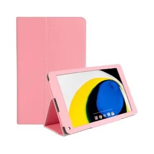 Sentio Case Book Cover for Calltab 2GB 10.1" Pink