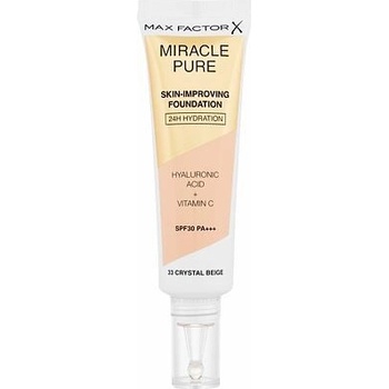 Max Factor Miracle Pure Skin-Improving Foundation SPF30 make-up na všetky typy pleti 33 Crystal Beige 30 ml