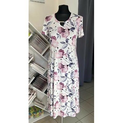 L&S Fashion Dámské letní šaty Barevná Vzor Květinový 0020220