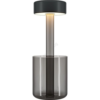 Maytoni MOD229TL-L3B3K3 - LED преносима настолна лампа 3W/5V, черно/сиво (W4476)