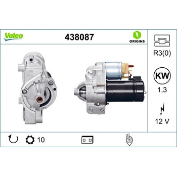 Štartér VALEO 438087