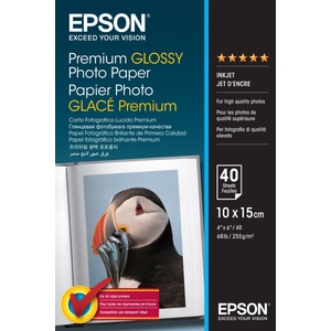 Epson Премиум гланцова фотохартия Epson (10x15, 40 листа, 255g)